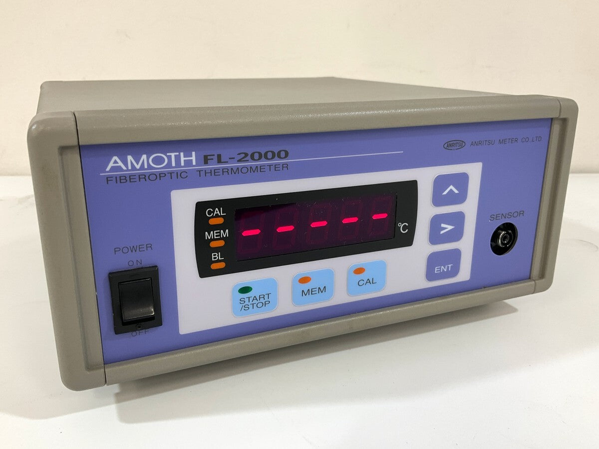 Anritsu Meter FL-2000 Fluorescent Fiber Optic Thermometer with FS100-5M Sensor [r1240278126]