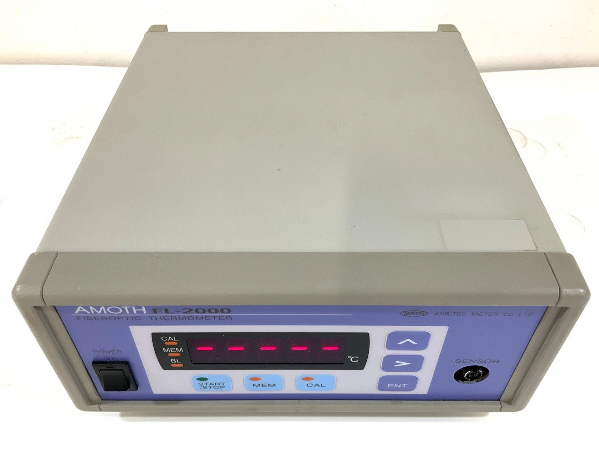 Anritsu Meter FL-2000 Fluorescent Fiber Optic Thermometer with FS100-5M Sensor [r1240278126]
