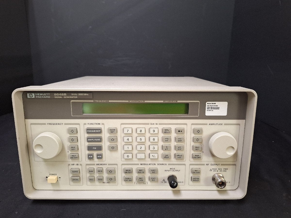 HP 8648B Signal Generator 9kHz-2000MHz [t1240389525]