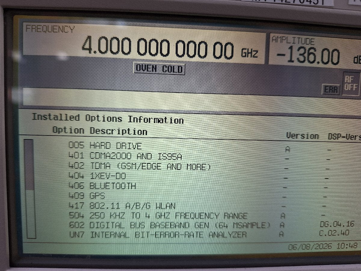 Agilent E4438C ESG Vector Signal Generator 250kHz-4GHz [u1240420088]