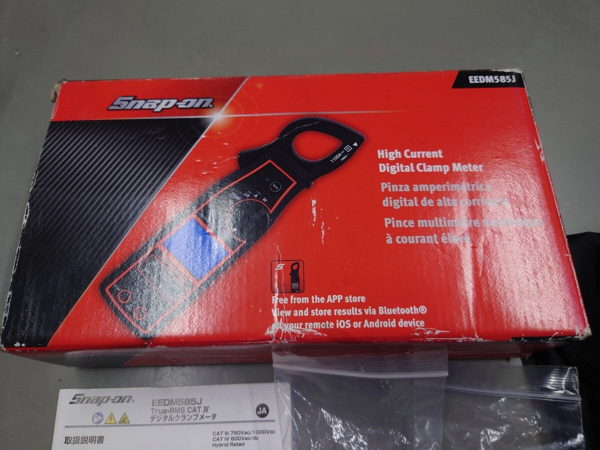 Snap-on EEDM585J Digital Clamp Meter Bluetooth [g1240488858]