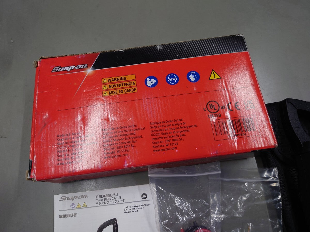 Snap-on EEDM585J Digital Clamp Meter Bluetooth [g1240488858]