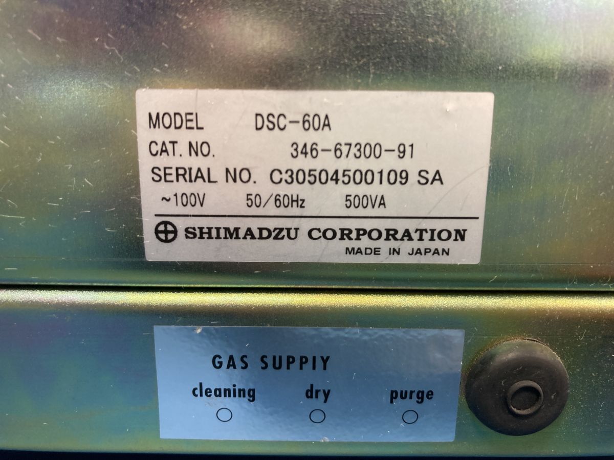 Shimadzu DSC-60A Differential Scanning Calorimeter with Autosampler [c1240616307]