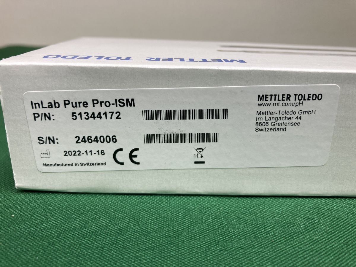 Mettler Toledo 51344172 pH Electrode InLab Pure Pro-ISM [j1240611116]