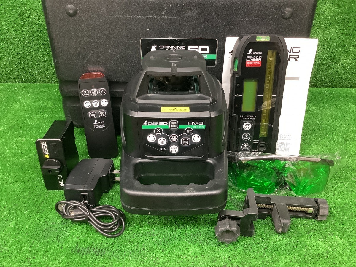 Shinwa Measurement HV-3 Spinning Laser with Digital Receiver [v1240929101]
