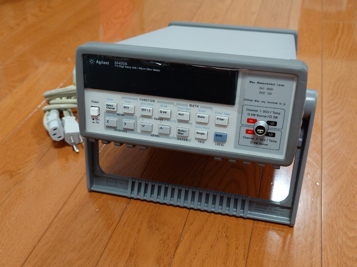 Agilent 34420A 7.5 Digit Nanovolt Micro Ohm Meter Multimeter [c1240946957]