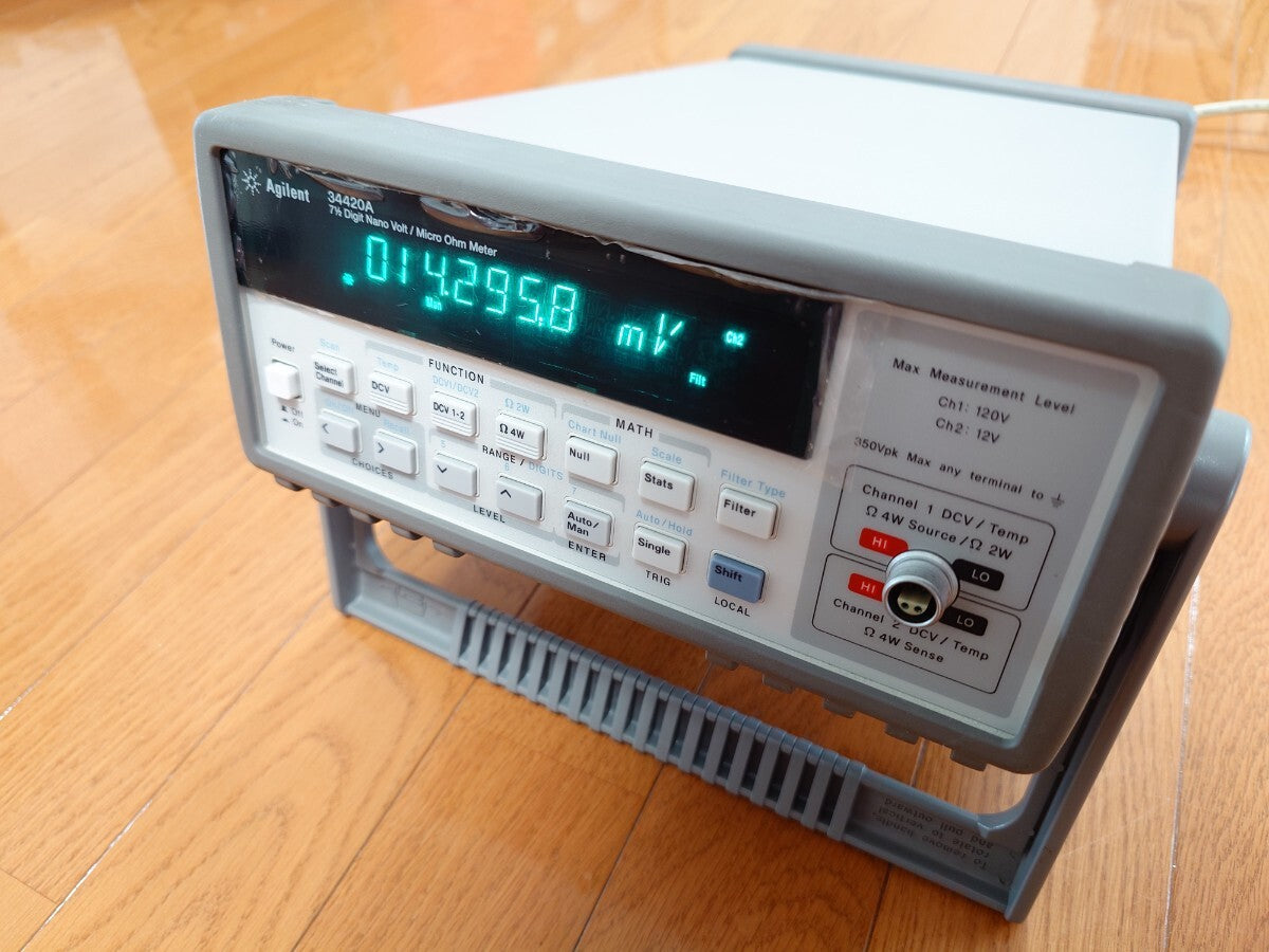 Agilent 34420A 7.5 Digit Nanovolt Micro Ohm Meter Multimeter [c1240946957]