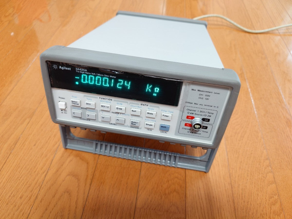 Agilent 34420A 7.5 Digit Nanovolt Micro Ohm Meter Multimeter [c1240946957]