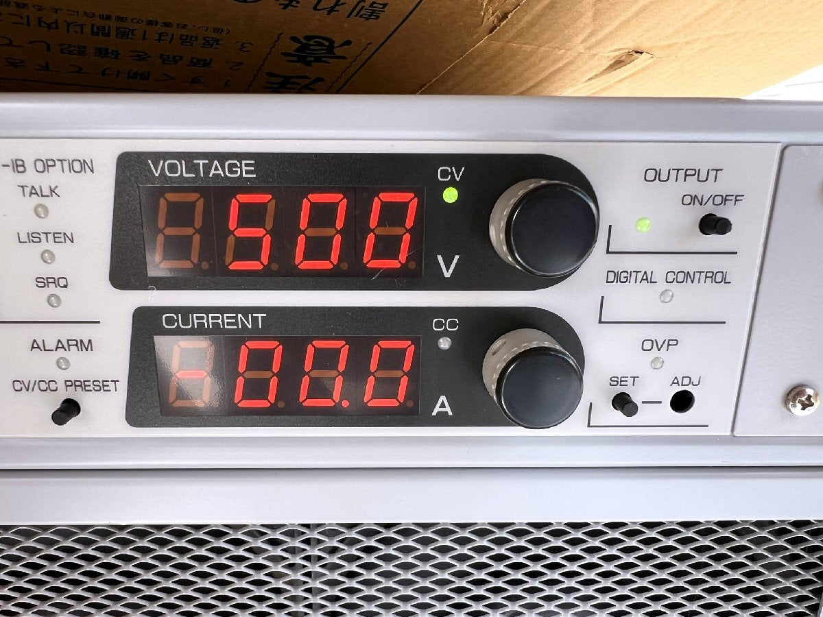 Takasago HX0500-30 DC Regulated Power Supply 500V 30A 15kW [1241055919]