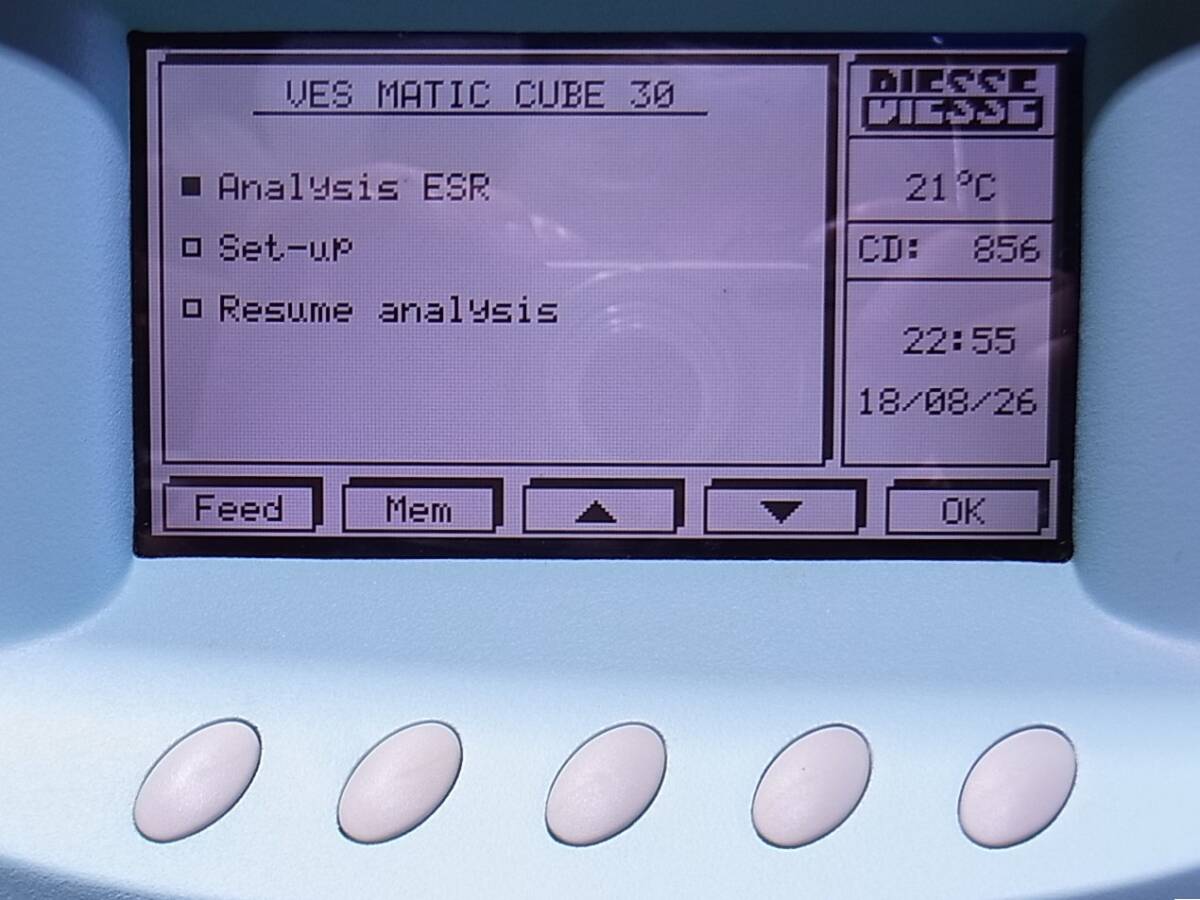 Diesse Ves-Matic Cube 30 Automated ESR Analyzer [w1241321360]
