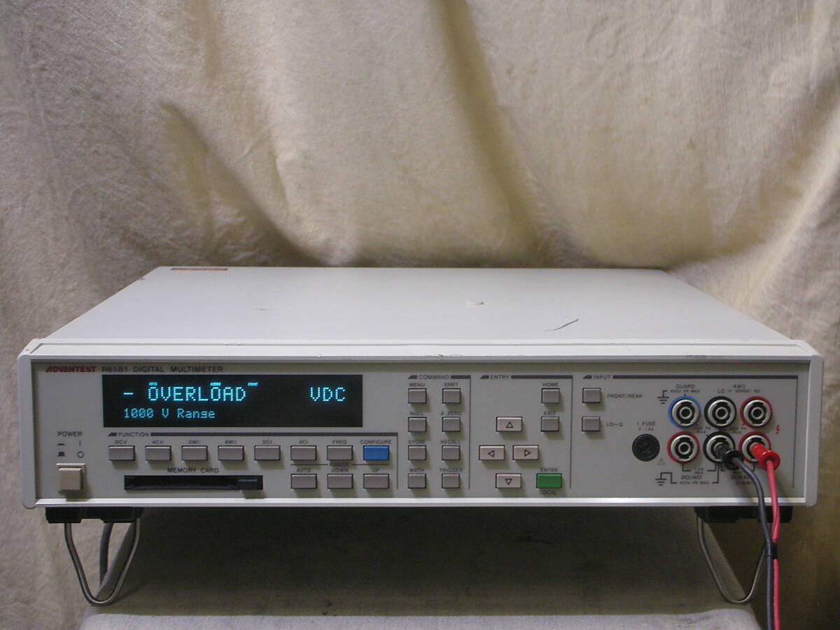 Advantest R6581 Digital Multimeter (for parts or not working) [j1241333860]
