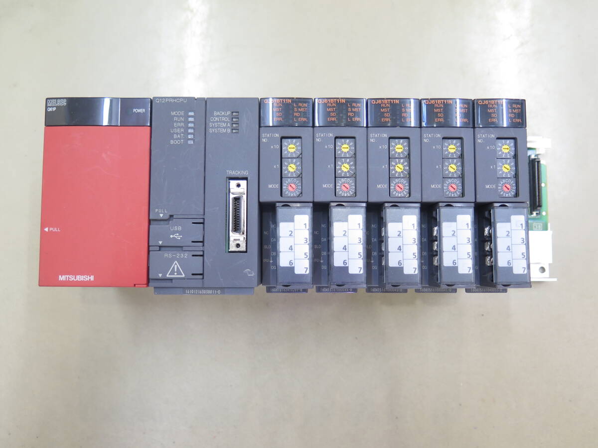Mitsubishi Electric Q61P Programmable Controller with Q12PRHCPU and QJ61BT11N Network Unit [p1241406264]