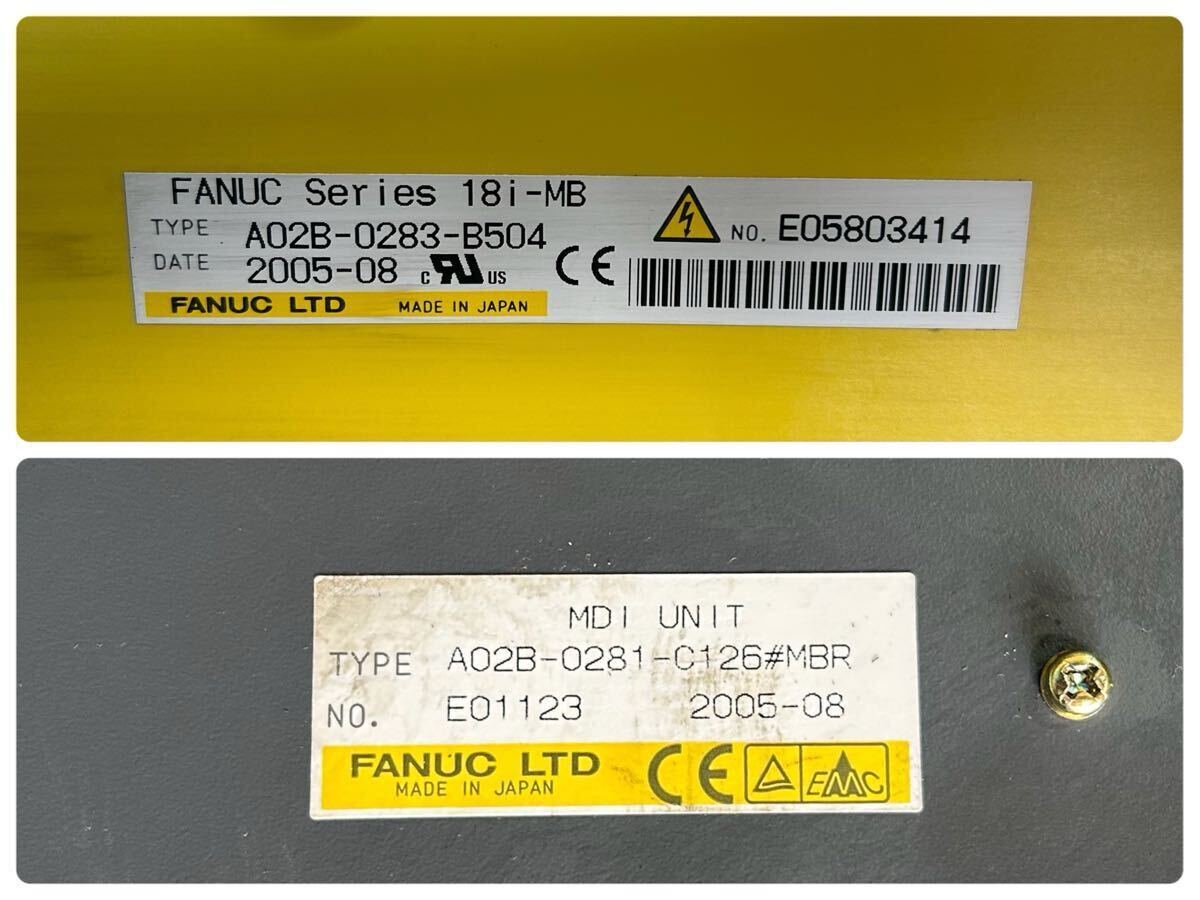 FANUC A06B-6110-H030 Amplifier Board with Screen Panel (for parts or not working) [u1241436958]