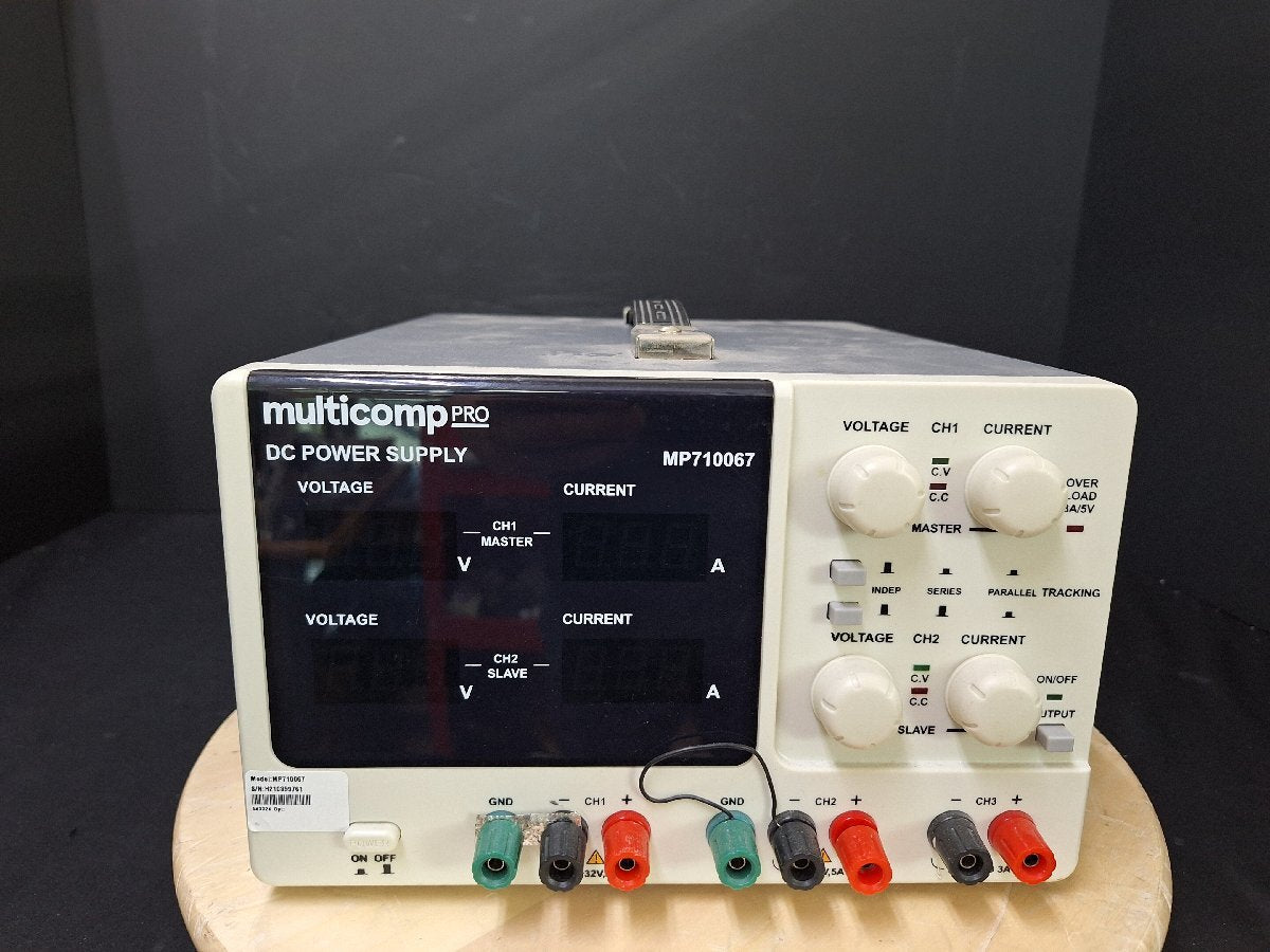 MULTICOMP PRO MP710067 DC Power Supply 3 Channel 032V 05A 335W [1241447057]
