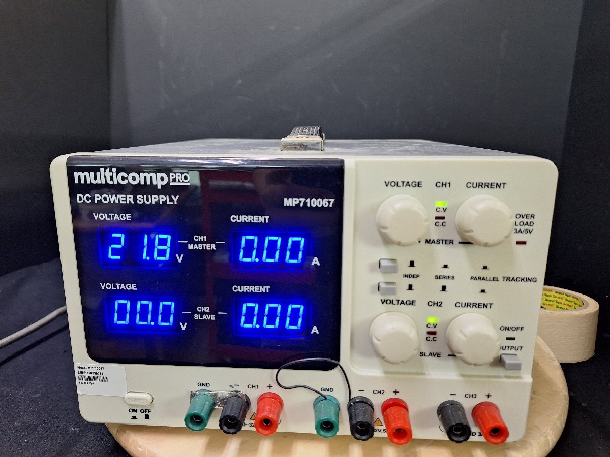 MULTICOMP PRO MP710067 DC Power Supply 3 Channel 032V 05A 335W [1241447057]