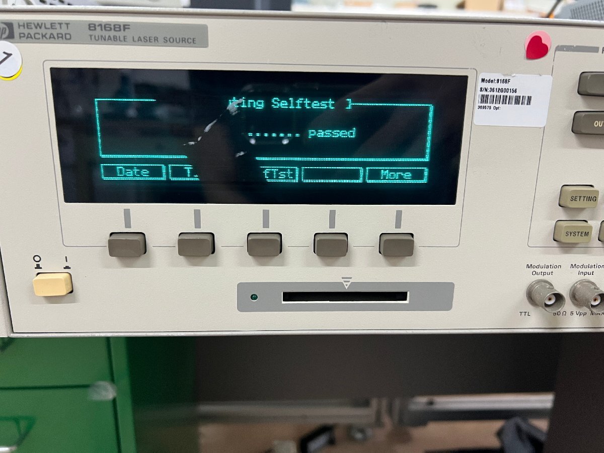 HP 8168F Tunable Laser Source [f1158767145]