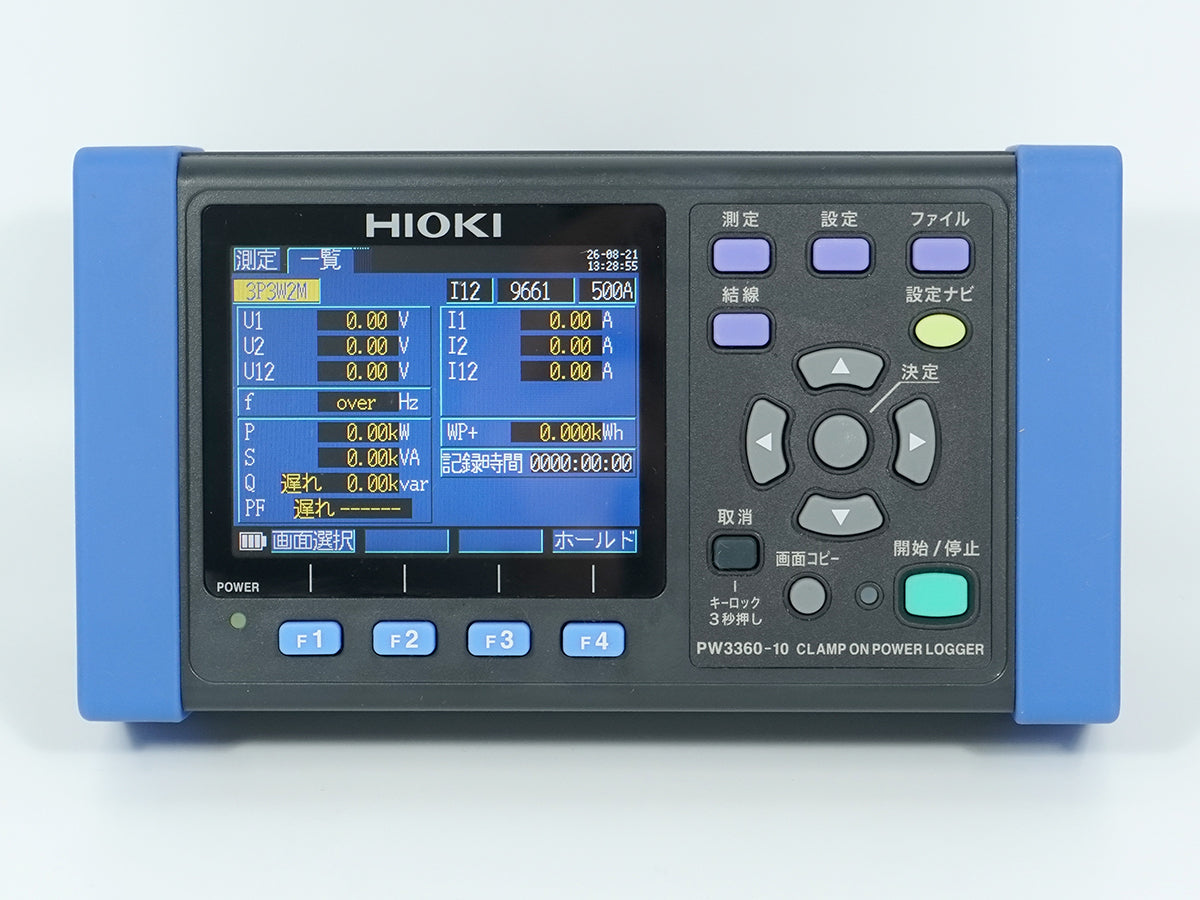 Hioki PW3360-10 Clamp-On Power Logger with 3 x 9661 Clamp-On Sensors [d1241577082]