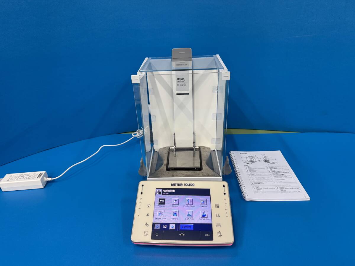 Mettler Toledo XPE504 DeltaRange Analytical Balance Max 101g / 520g d = 0.1mg / 1mg with StaticDetect (as-is) [p1241580360]