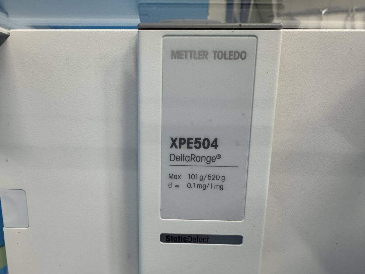 Mettler Toledo XPE504 DeltaRange Analytical Balance Max 101g / 520g d = 0.1mg / 1mg with StaticDetect (as-is) [p1241580360]