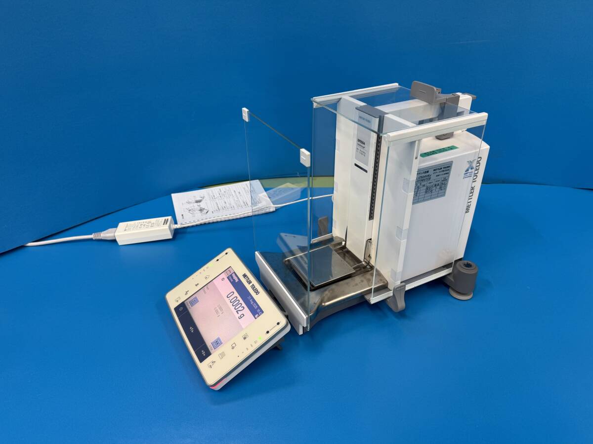 Mettler Toledo XPE504 DeltaRange Analytical Balance Max 101g / 520g d = 0.1mg / 1mg with StaticDetect (as-is) [p1241580360]