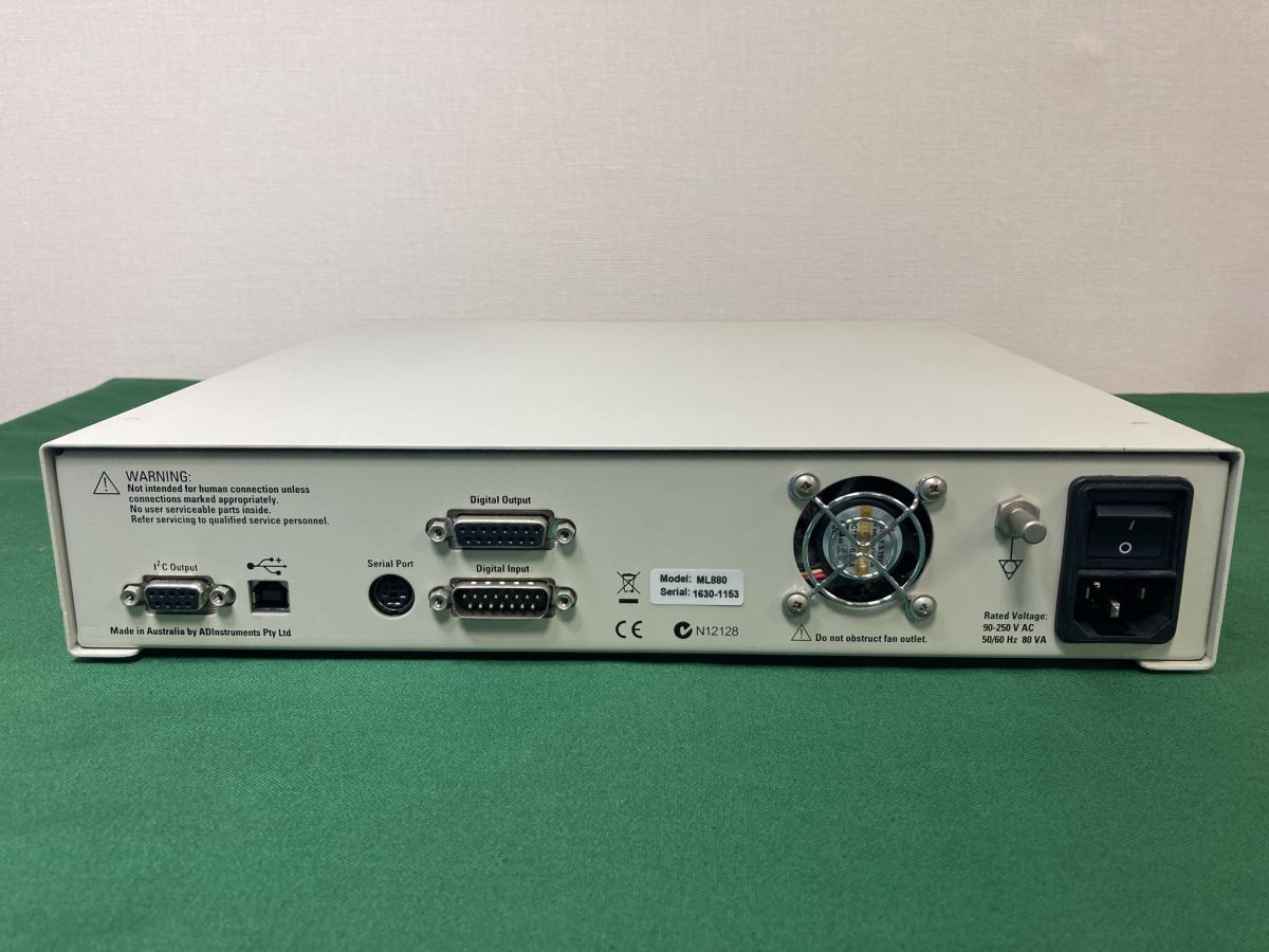 ADInstruments ML880 Environmental Measuring Instrument PowerLab 16/30 Size W305 D330 H62 mm Weight 4.7 kg [d1241870431]