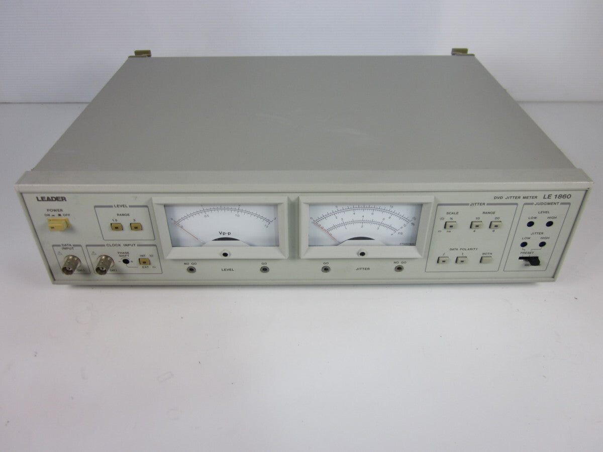 Leader Electronics LE1860 DVD Jitter Meter 27MHz 10/20% 4/8nS [d1241902395]