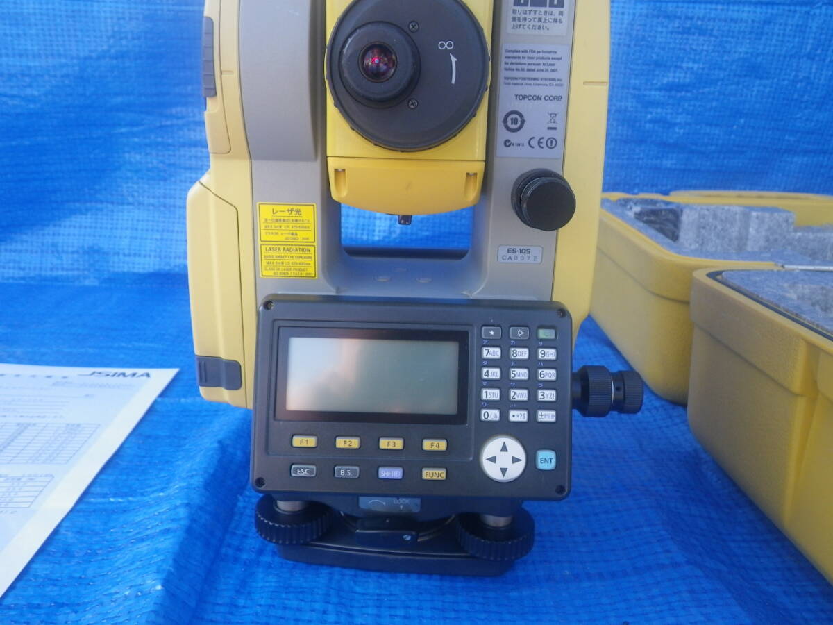 Topcon ES-105 Total Station with 3 Batteries and Charger [k1241976590]