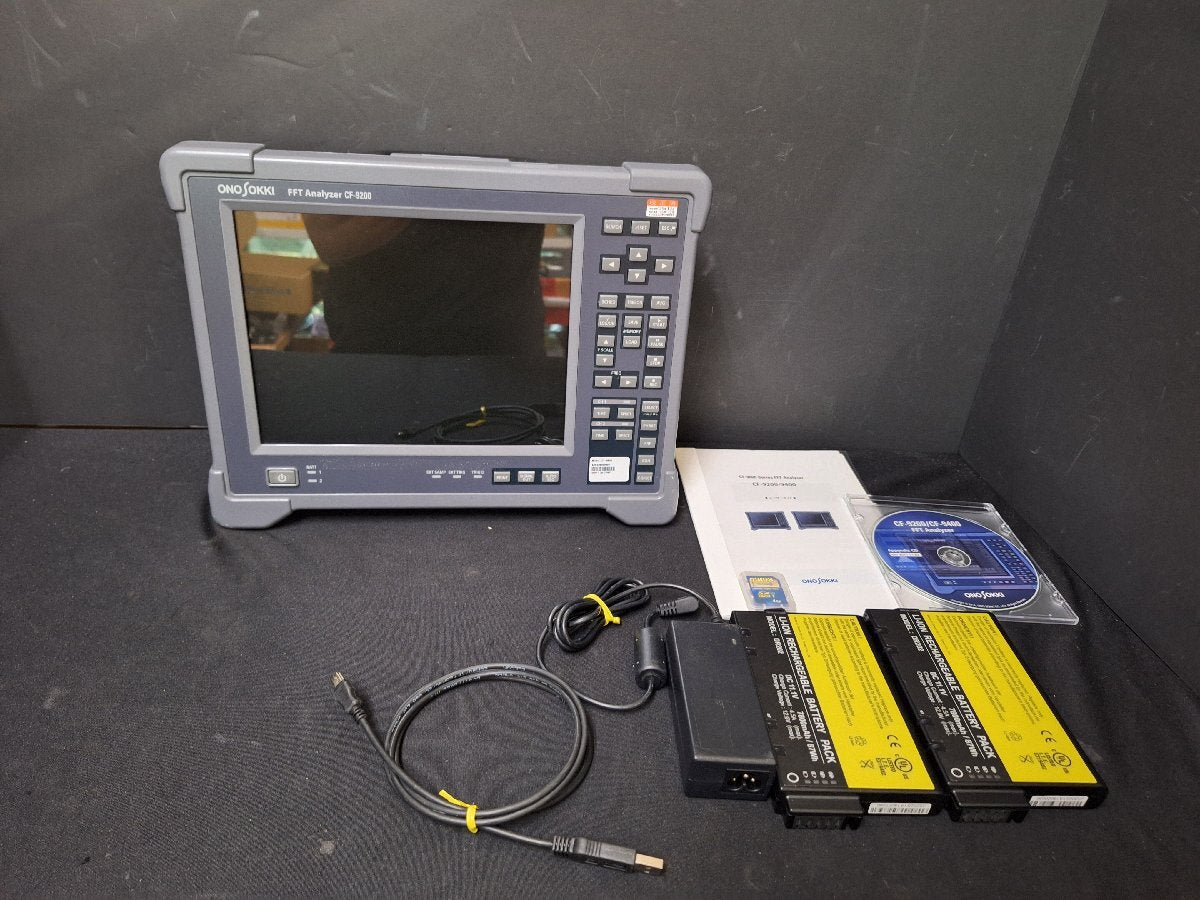Ono Sokki CF-9200 Portable 2-channel FFT Analyzer with Opt. CF-0971 [m1242044223]