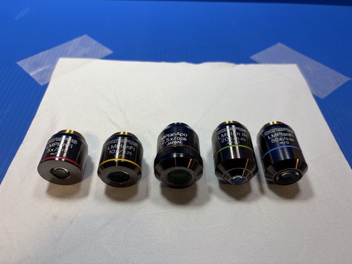 Olympus Microscope Objective Lens Set 5 pcs [c1242054146]