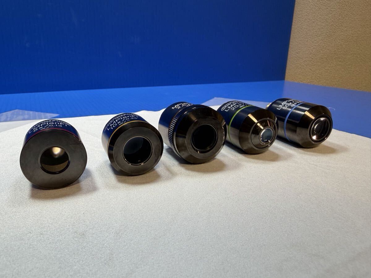 Olympus Microscope Objective Lens Set 5 pcs with Revolver [1242050769]