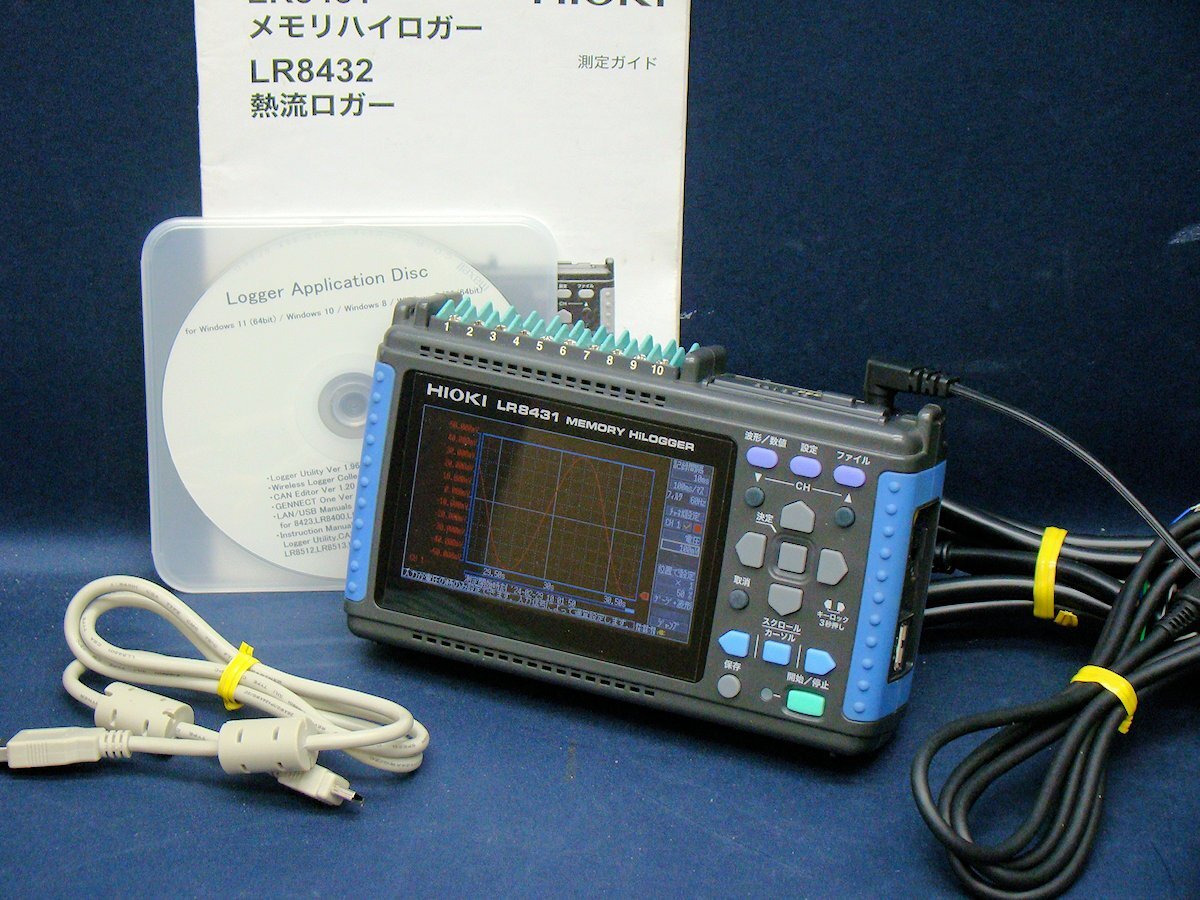 Hioki LR8431 Memory HiLogger Data Logger 10ch Analog Input [o1242143550]