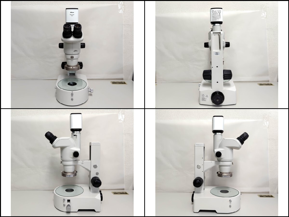 Nikon SMZ745T Stereo Microscope Digital Sight 1000 Camera C-W10×B/22 Eyepiece with Accessories [s1242172921]