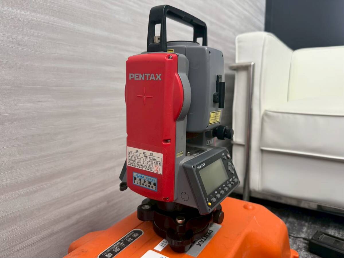 PENTAX V-271C Total Station with Charger Calibration Valid Until April 2027 [x1242226955]