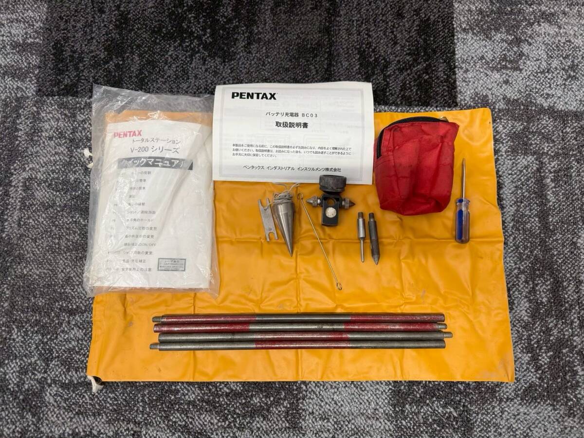 PENTAX V-271C Total Station with Charger Calibration Valid Until April 2027 [x1242226955]