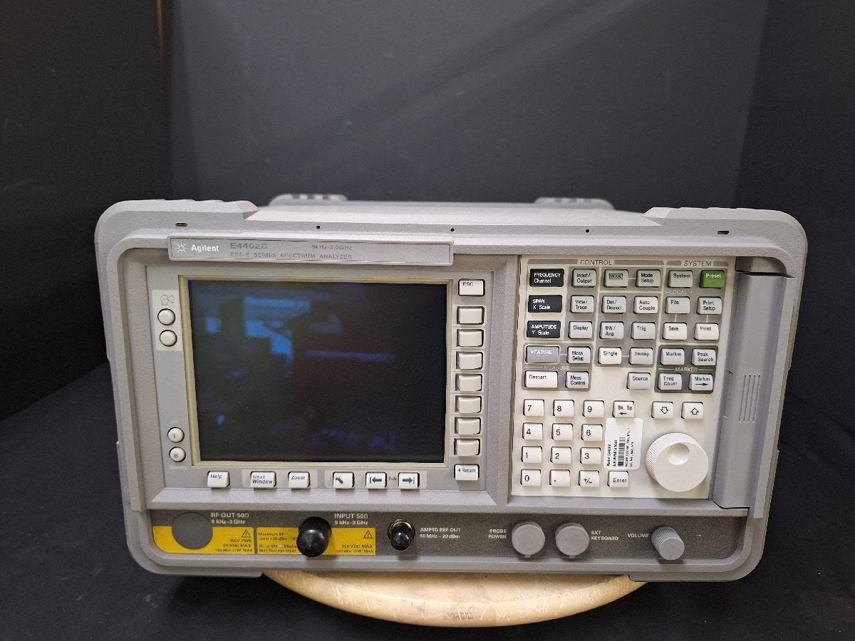 Agilent E4402B Spectrum Analyzer 9kHz-3GHz Opt. 1DS 1DR B72 1D5 A4H BAA AYX [e1242240706]