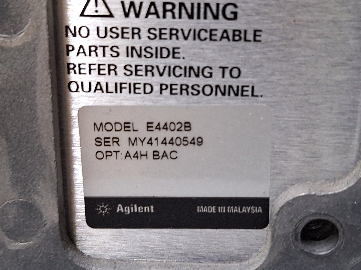 Agilent E4402B Spectrum Analyzer 9kHz-3GHz Opt. A4H BAC 1D5 [m1242267272]