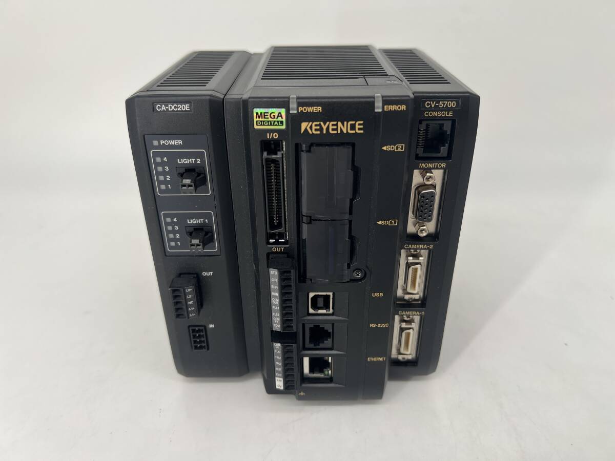 Keyence CV-5700 +CA-DC20E Digital Image Processing System Controller Set [1242300306]