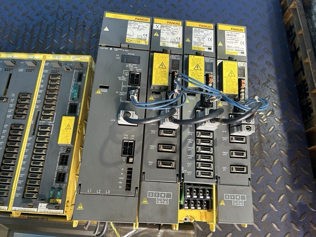 FANUC T5035 Electronic Component Panel Board Servo Amplifier with Amada Laser Processing Machine LC1212A2 (for parts or not working) [w1242365570]