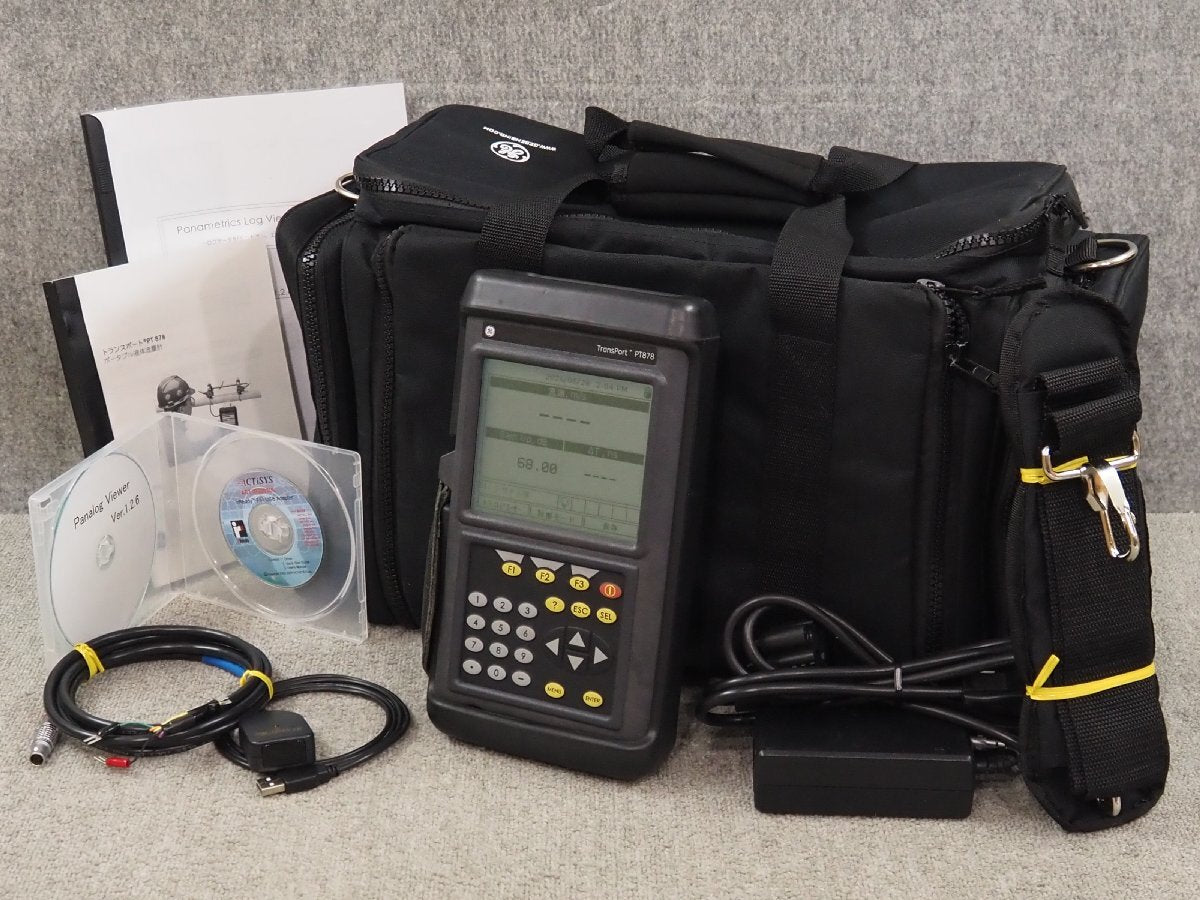 GE Panametrics TransPort PT878 Portable Ultrasonic Flow Meter [w1242379612]