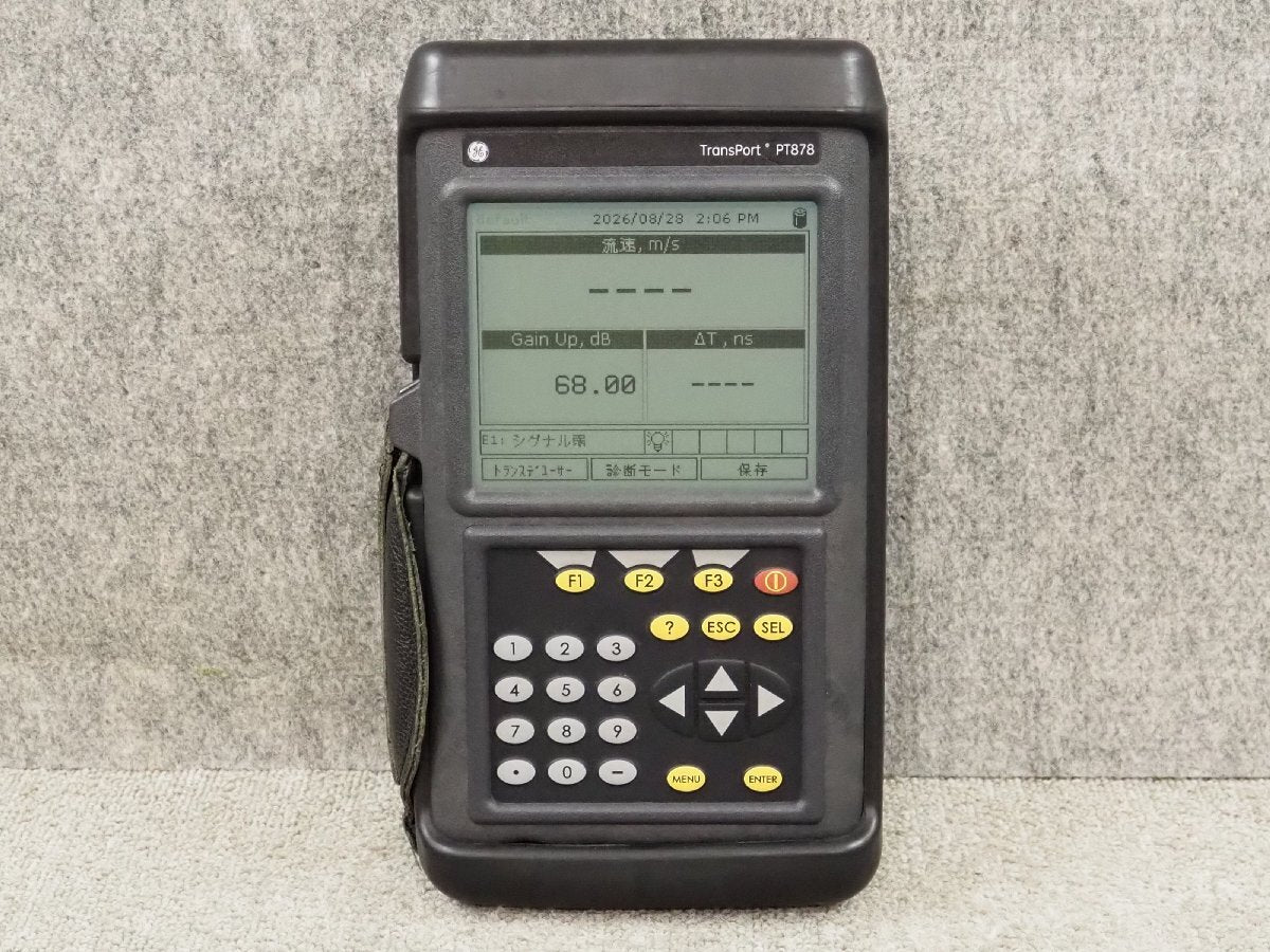 GE Panametrics TransPort PT878 Portable Ultrasonic Flow Meter [w1242379612]