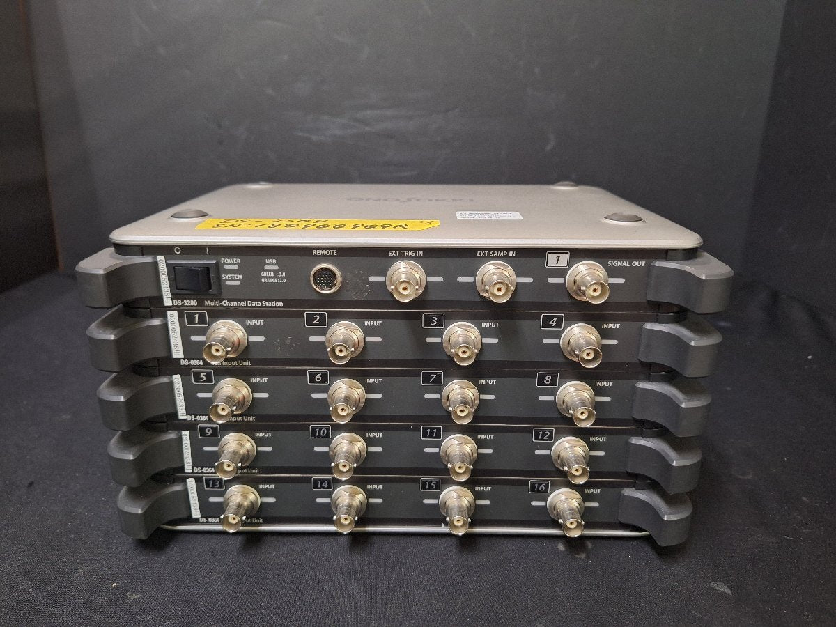Ono Sokki DS-3204 Multi-Channel FFT Analyzer 16ch with Options [c1242708567]