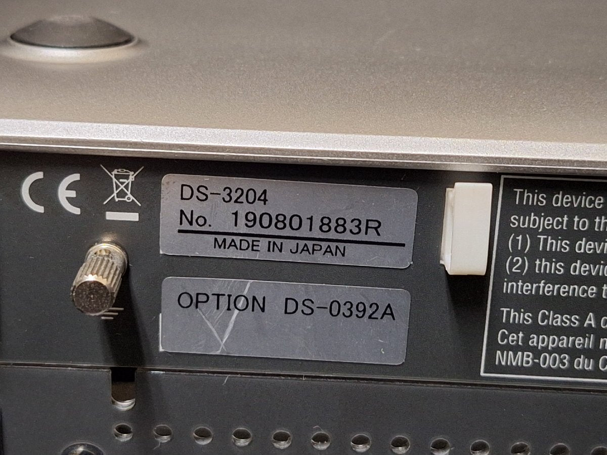 Ono Sokki DS-3204 Multi-Channel FFT Analyzer 4ch Model Opt.DS0321A [j1242728771]