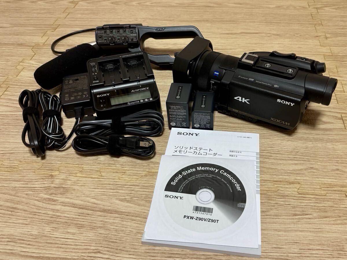 Sony PXW-Z90 4K HDR XDCAM Memory Camcorder with Dual Charger and 2 Batteries [u1242756481]