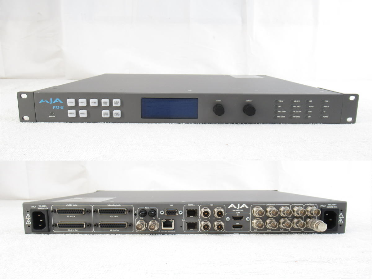 AJA FS1-X Frame Synchronizer Converter 1U Rack Mount [q1243166540]