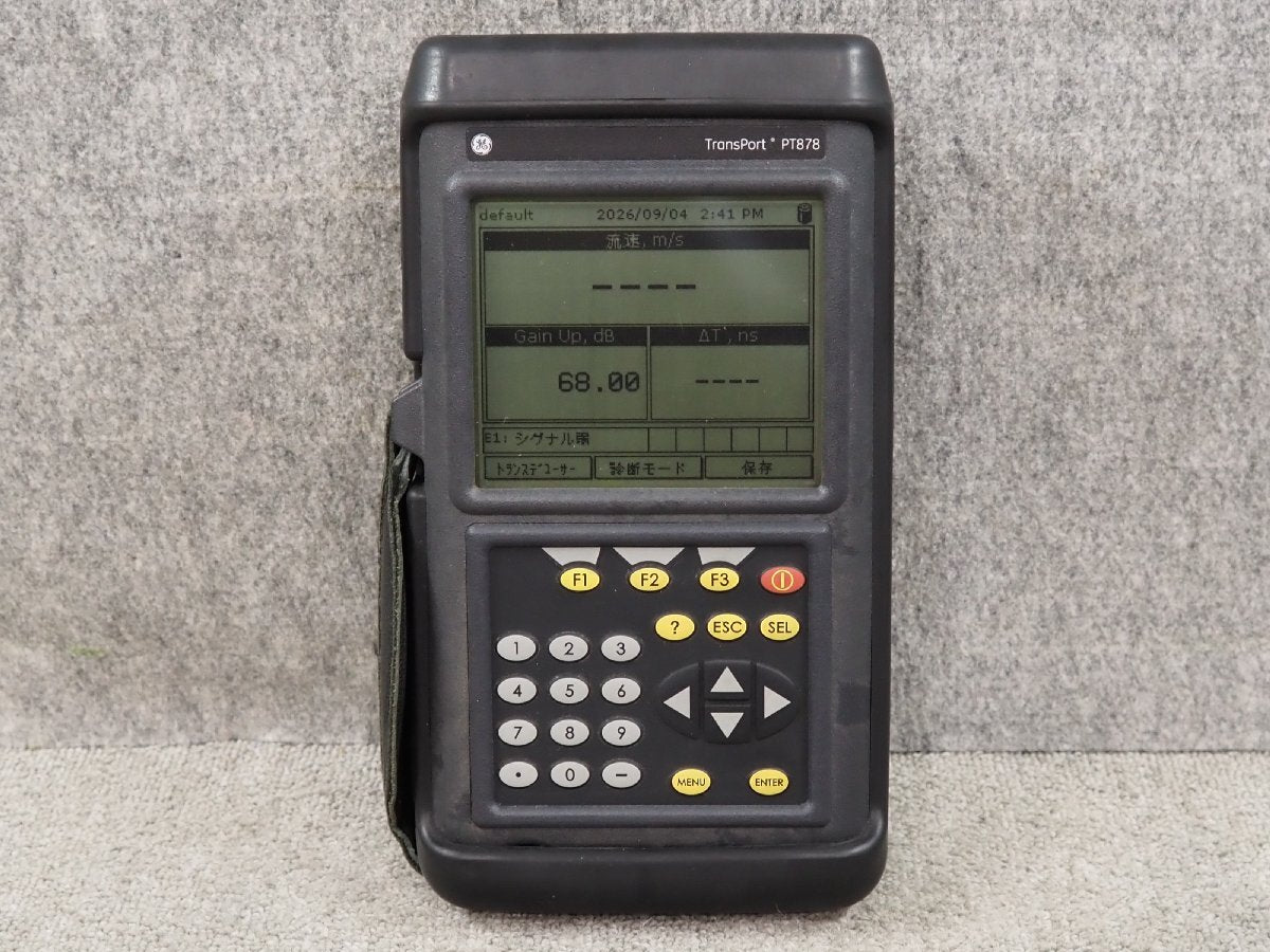 GE Panametrics TransPort PT878 Portable Ultrasonic Flow Meter [j1243298566]