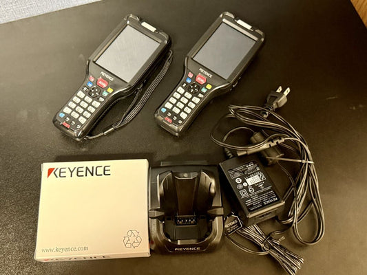 Keyence BT-W350 2 Units Handheld Terminal with BT-WUC8U Charger and BT-B5 Battery [t1243671825]