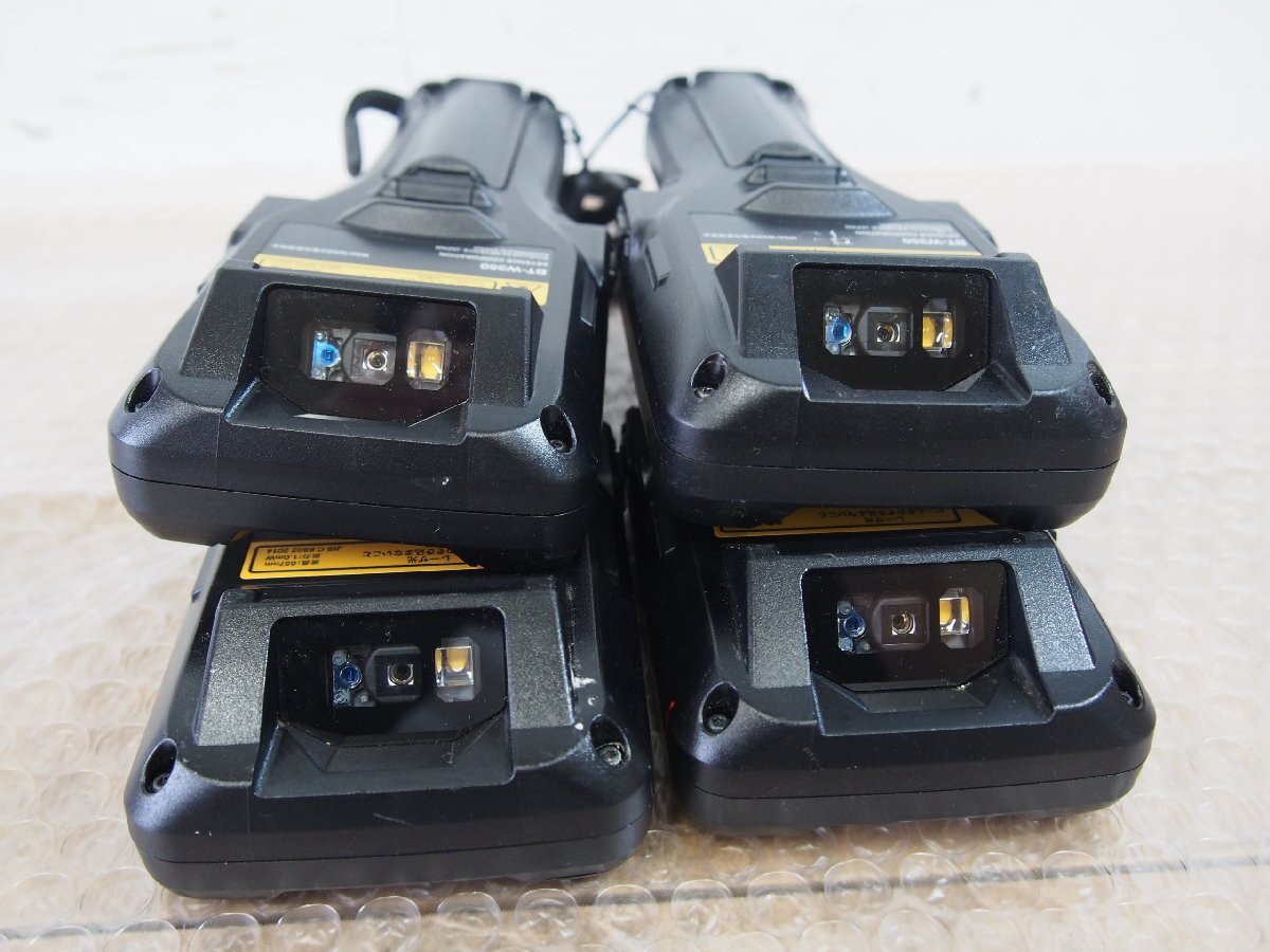 Keyence BT-W350 Handheld Terminal 4 Units with 4 Batteries and 2 Charging Stands BT-WUC8U (for parts or not working) [j1244115541]