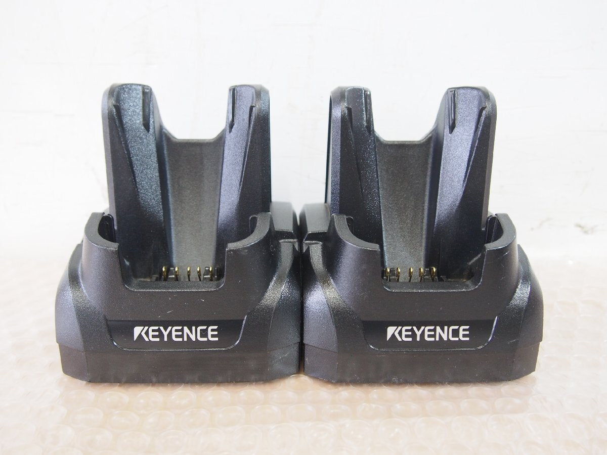 Keyence BT-W350 Handheld Terminal 4 Units with 4 Batteries and 2 Charging Stands BT-WUC8U (for parts or not working) [j1244115541]