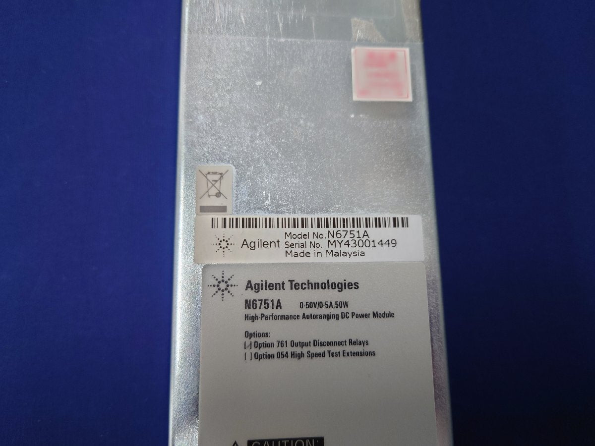 Agilent N6751A DC Power Module 0-50V 0-5A 50W Opt. 761 [w1244133832]