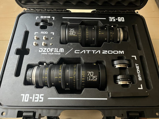 DZOFILM Catta Zoom 35-80mm T2.9 70-135mm T2.9 Cinema Lens Set with Sony E and Canon RF Mount [m1244403253]